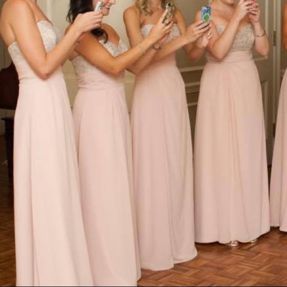 Sorrlla vita pink bridesmaid dress